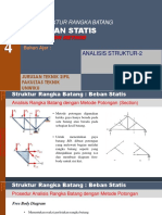 Beban Statis: Struktur Rangka Batang