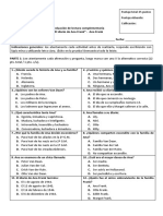 7° Evaluación Lectura Complementaria