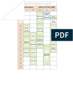 Instituto Técnico La Falda: Ciclo Lectivo 2022 4to - Electrónica