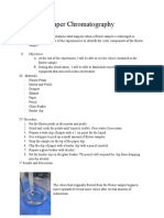 Paper Chromatography