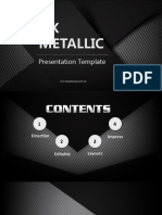 Black Metallic: Presentation Template