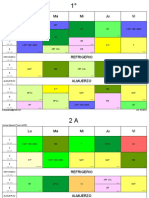 Service manual horarios