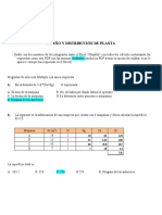 Evaluacion. Métodos de Distribución de Planta