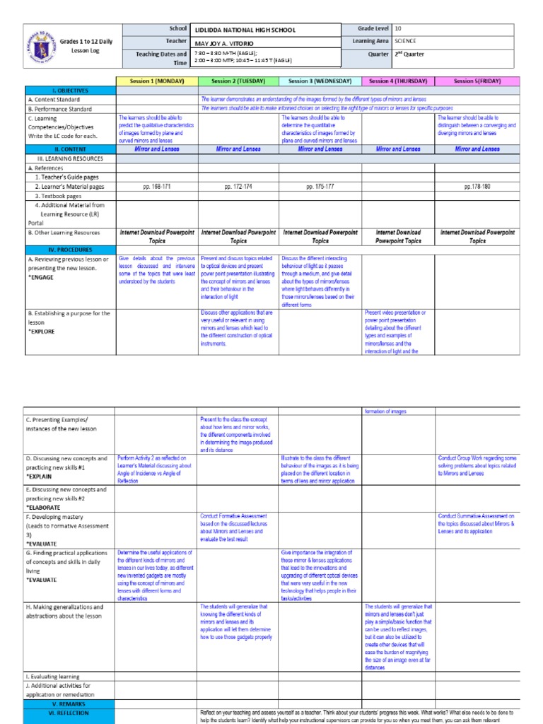 DLL 10 Mirrors and Lenses 2 PDF
