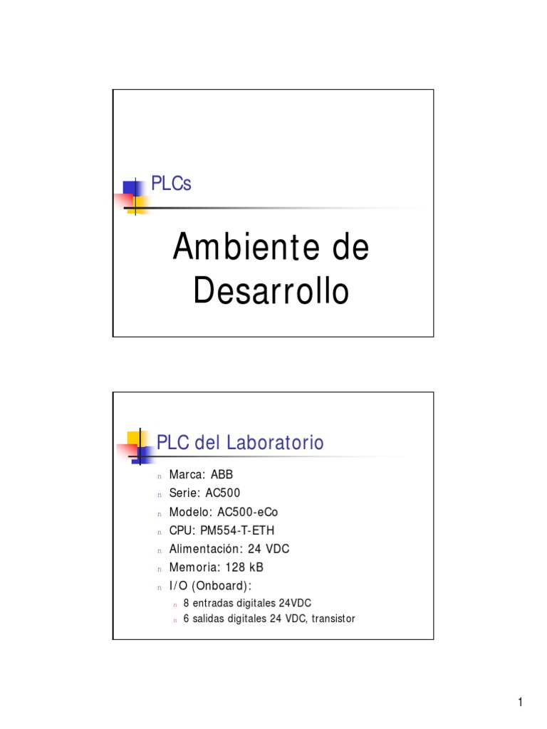 infoPLC - Net - Clase 3 - Ambiente - de - Desarrollo PDF | PDF ...