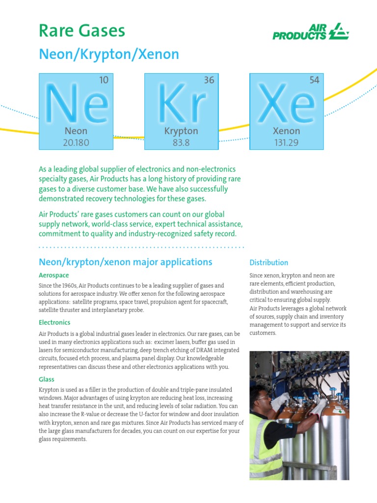 345 16 026 GLB Rare Gases Neon Krypton Xenon | PDF | Photolithography ...