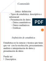 Clasificacion de La Estadistica