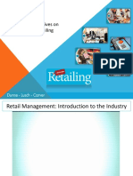 Lecture 1 - Perspectives On Retailing