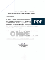 ONPE Constancia prestación servicios mesa coordinador elecciones 2022