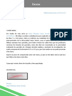 Excusa: (Villavicencio Meta, 09/03/2023) Centro de Idiomas Unillanos