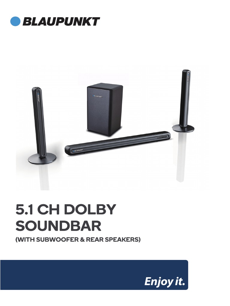 5.1 Dolby Soundbar User Manual Edited PDF