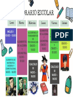 Gris Simple Horario de Clases PDF