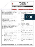 Factorization of Polynomials Pre-RMO Worksheet - 5