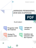 Jaringan Pemasaran Ukm Dan Koperasi