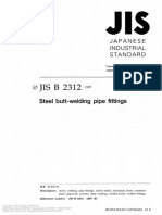 JIS B 2313 Steel Butt-Welding Pipe Fittings
