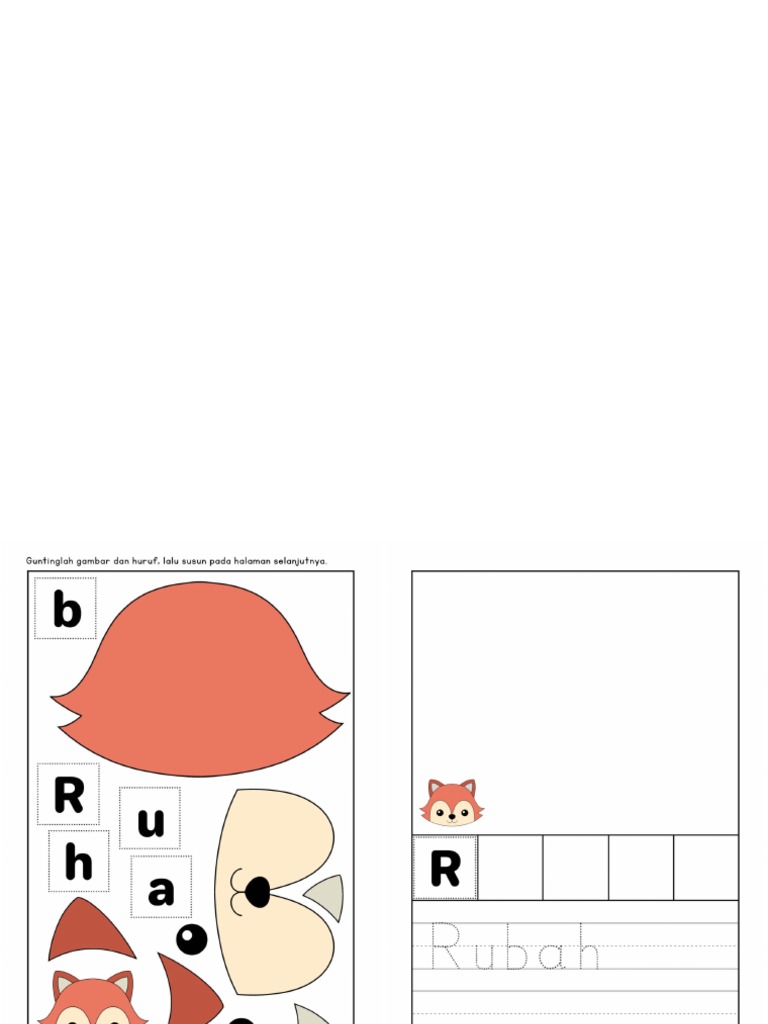 Menggunting Dan Menempel Hewan | PDF