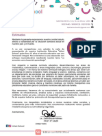 Carta de Presentación 2023 Infant School PDF