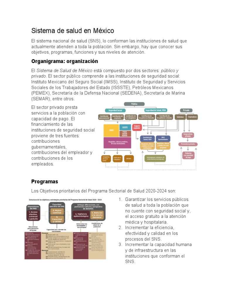 Sistema de Salud en Mexico | PDF | Hospital | Servicios públicos