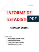 Informe de Estadistica