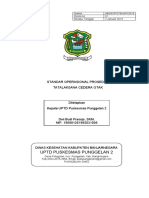 Uptd Puskesmas Punggelan 2: Standar Operasional Prosedur Tatalaksana Cedera Otak