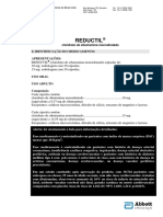 Reductil: I) Identificação Do Medicamento: Apresentações