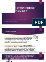 Medication Error Dan DRP: Mata Kuliah Farmasi Rumah Sakit Semester 4 Akademi Farmasi Surabaya