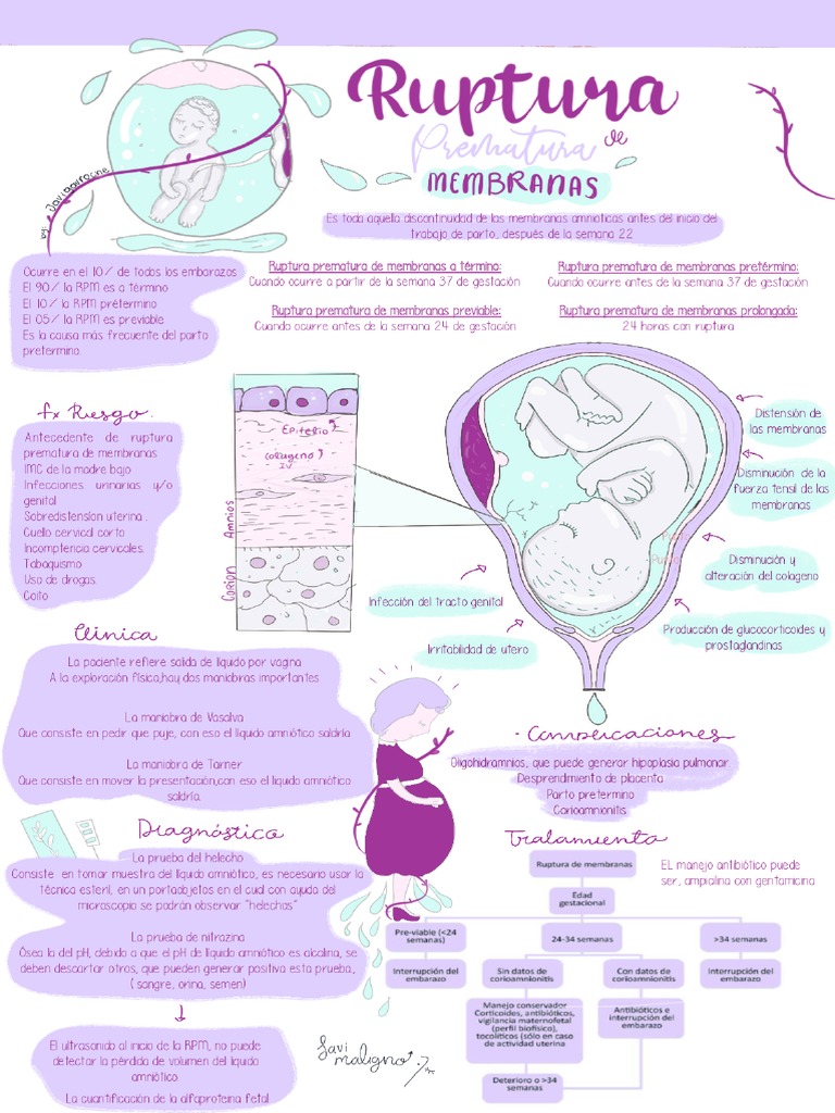 Ruptura Prematura Membranas | PDF