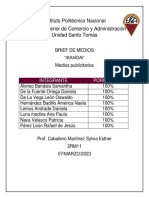 BRIEF DE MEDIOS IKANGAI