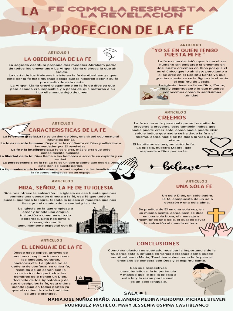 La Fe: Don y Respuesta a Dios | PDF | Fe | María, madre de Jesús