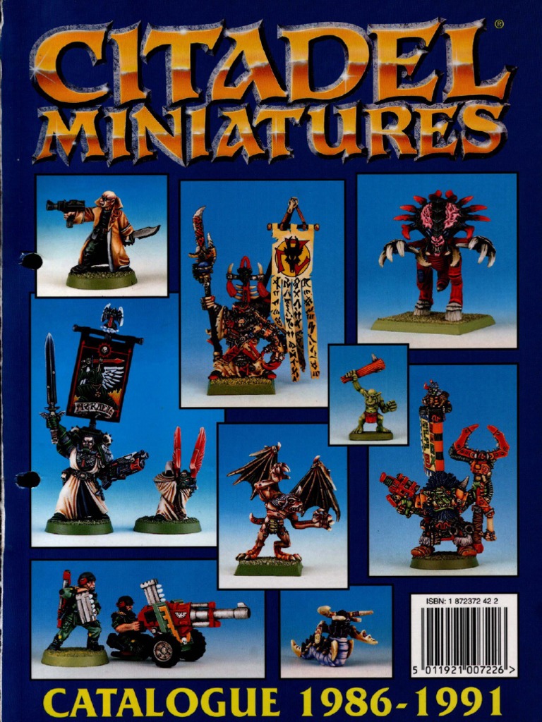 Citadel Miniatures Catalogue 1986-91 | PDF