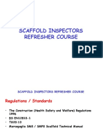 12 Scaffold Inspectors Course