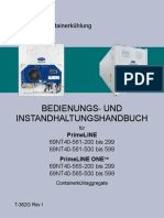 Bedienungs-Und Instandhaltungshandbuch: Containerkühlung