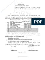 Berita Acara Musdes Revitalisasi