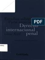 Estudios sobre la Parte especial del Derecho internacional penal. (Claus Kress)(índice)
