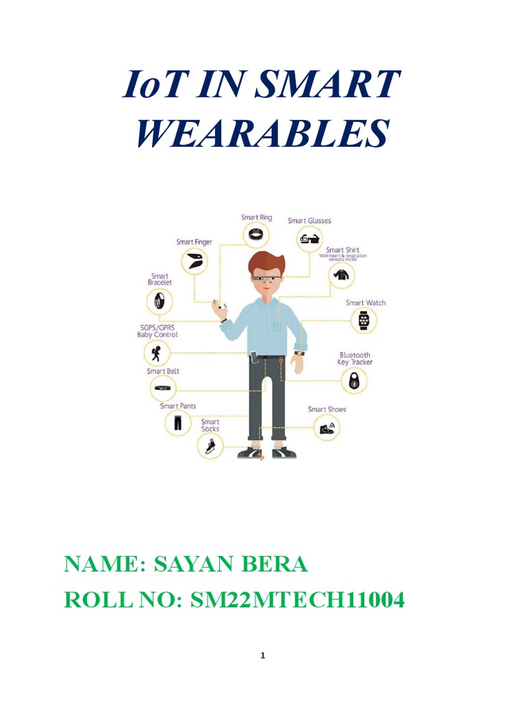 IoT IN SMART WEARABLES PDF Wearable Technology Computing
