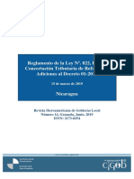 Reglamento de La Ley No 822 Ley de Concertacion Tributaria de Reformas y Adiciones Al Decreto 01 2013 PDF