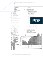 Exámen Bimestral de Historia, Geografía Y Economía 2°