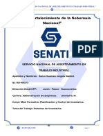 PLAN de TRABAJO de Planificación y Control de Inventarios Final