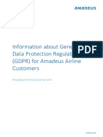 GDPR Information For Airlines PDF
