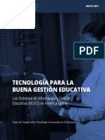 Tecnologia para La Bueno Gestion Educativa Los Sistemas de Informacion y Gestion Educativa SIGED en America Latina 3
