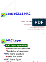 802.11 MAC Layer Operations