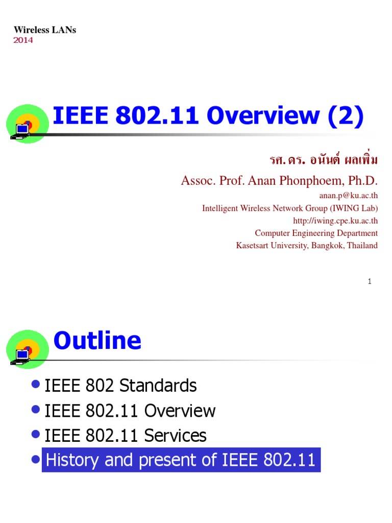 Ieee Standard 802.11