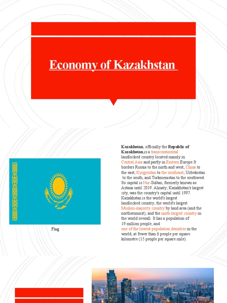 economy of kazakhstan presentation
