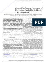 Design and Experimental Performance Assessment of An Outer Rotor PM Assisted SynRM For The Electric Bike Propulsion