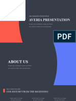 Averia PowerPoint Template Dark