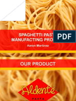 Spaghetti Pasta Manufacturing Process