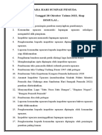 Upacara Hari Sumpah Pemuda Hari Jum'at, Tanggal 28 Oktober Tahun 2022, Siap Dimulai..