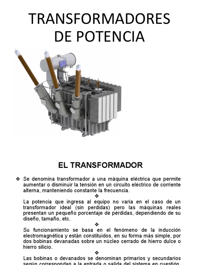 Transformadores de Potencia | PDF | Transformador | Inductor, image size:768x1024