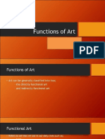 The Functions of Art
