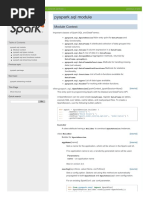 Pyspark - SQL Module